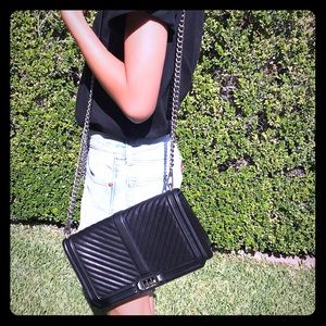 Rebecca Minkoff Black leather handbag